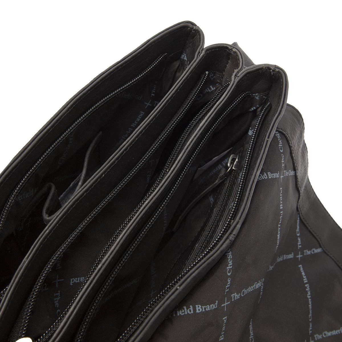 
Classic 100% Full-Grain leather Bag - عرض خلفي يوضح أحزمة الجلد المقواة والخياطة المتقنة