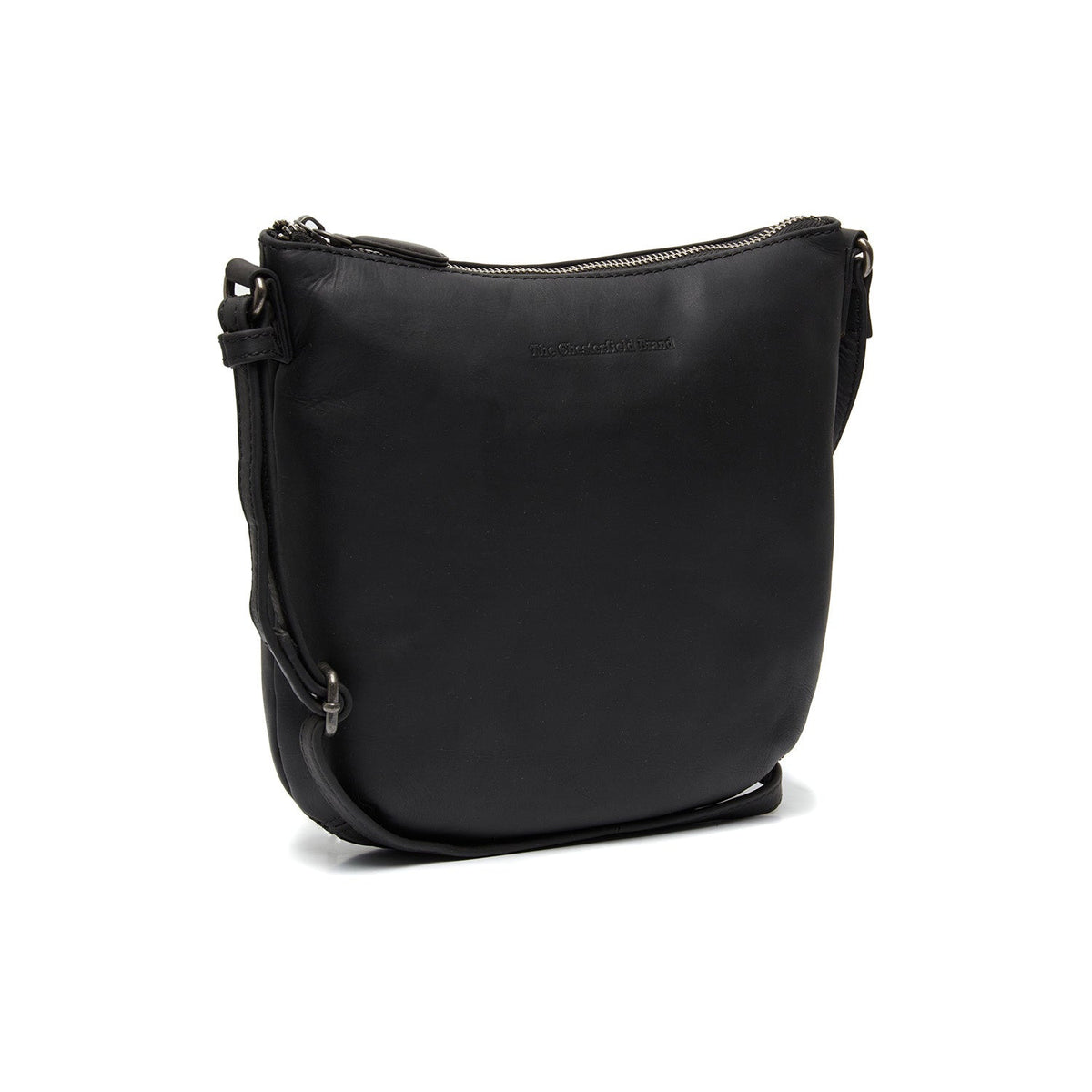 أحمرding Full-Grain Leather Crossbody Bag نسائي in Red 100% Full-Grain Leather - Full Exterior Front Profile View | Buy Online