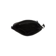 Weimar Full-Grain Leather Crossbody Bag نسائي - Structured Side Profile Showing Gusset Depth &amp; Expansion Capacity