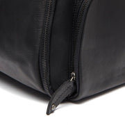Leather Garment Bag Finlay نسائي - Lateral Side Profile View Showing Sleeve Cut &amp; Athletic Taper Fit