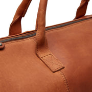 Cognac Leather Garment Bag Finlay نسائي, detail view 1