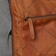Cognac Leather Garment Bag Josh نسائي, detail view 6