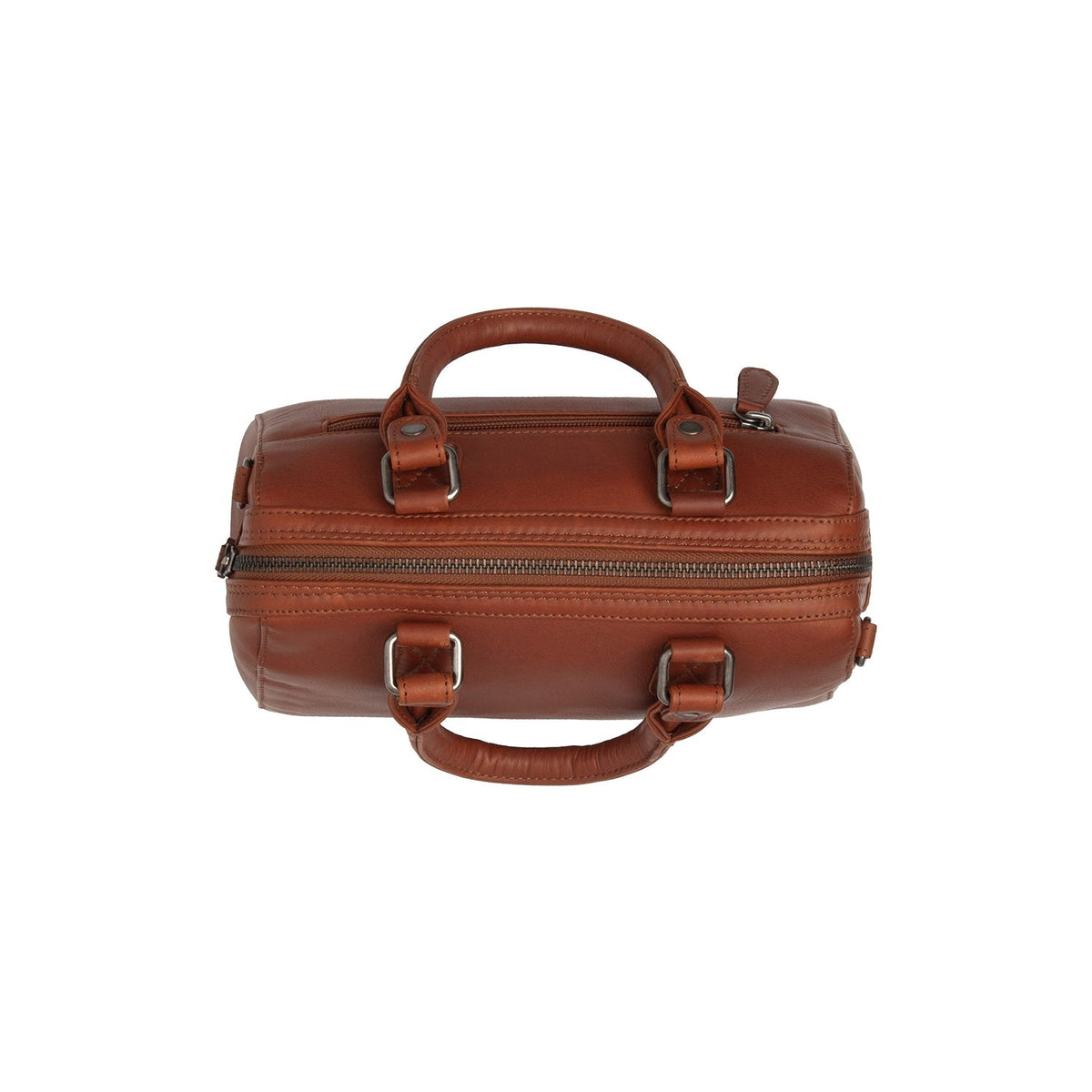 
Cognac Leather Handbag Dalford, detail view 3