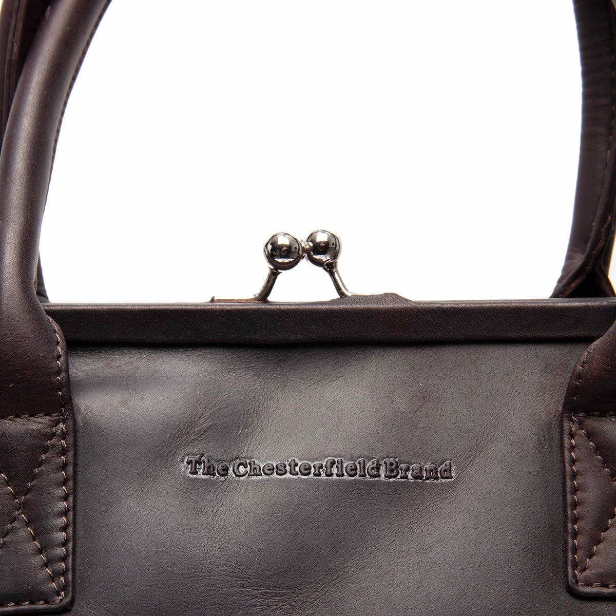 Dorin جلد طبيعي فل جرين Handbag – alternate product view 3