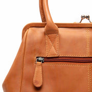 Dorin جلد طبيعي فل جرين Handbag – alternate product view 3