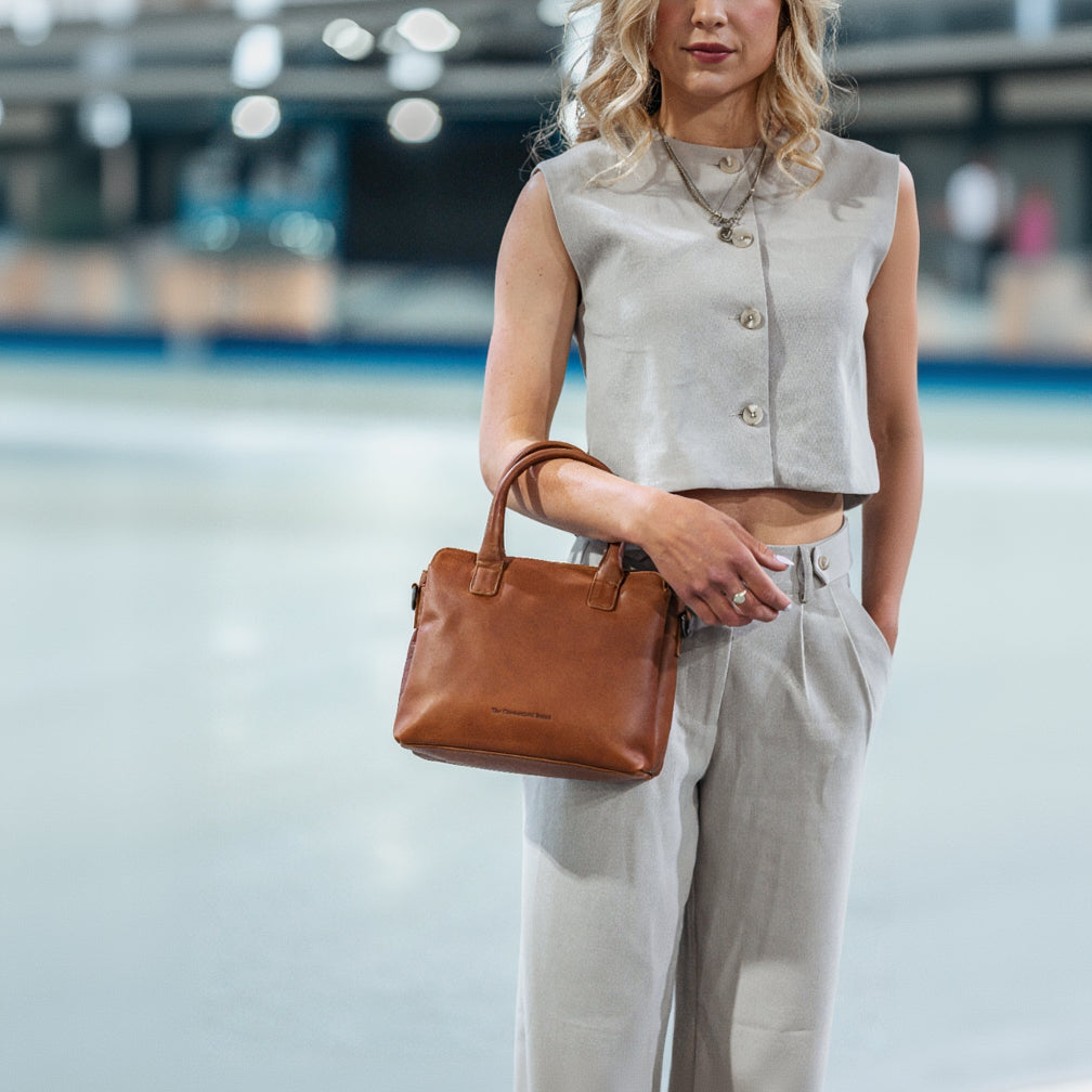 Hermosa Full-Grain Leather Handbag نسائي – alternate product view 3