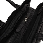 Passau Full-Grain Leather Handbag نسائي - Lateral Side Profile View Showing Sleeve Cut &amp; Athletic Taper Fit