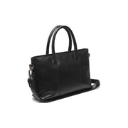 Pergamino جلد طبيعي فل جرين Handbag in Classic 100% Full-Grain Leather - Front Profile View &amp; Tailored Silhouette | Buy Online