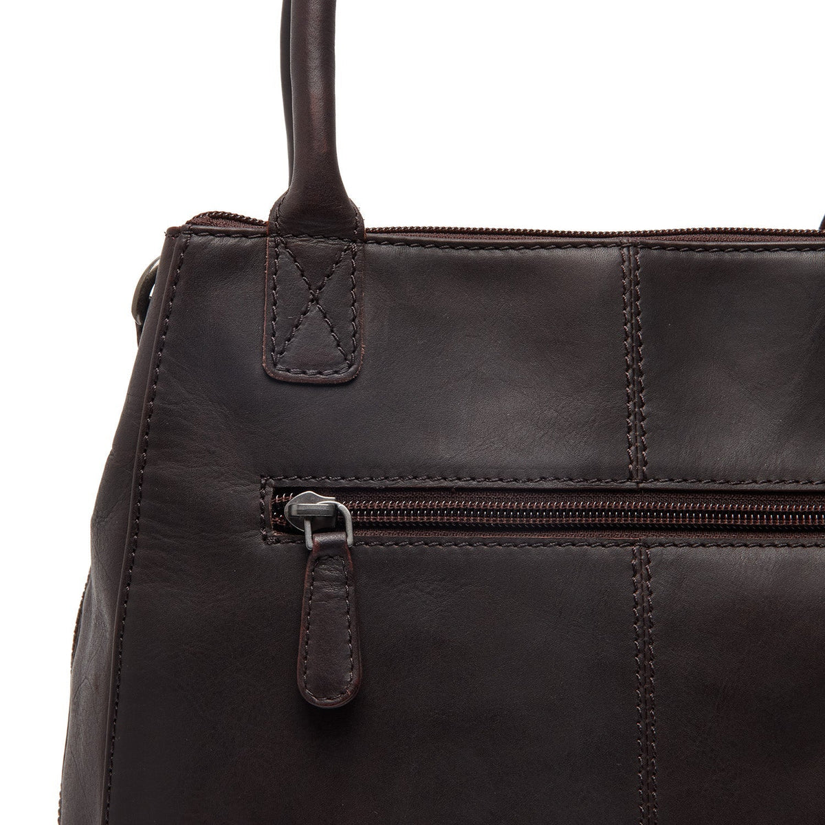 Solvin Full-Grain Leather Handbag نسائي – alternate product view 3