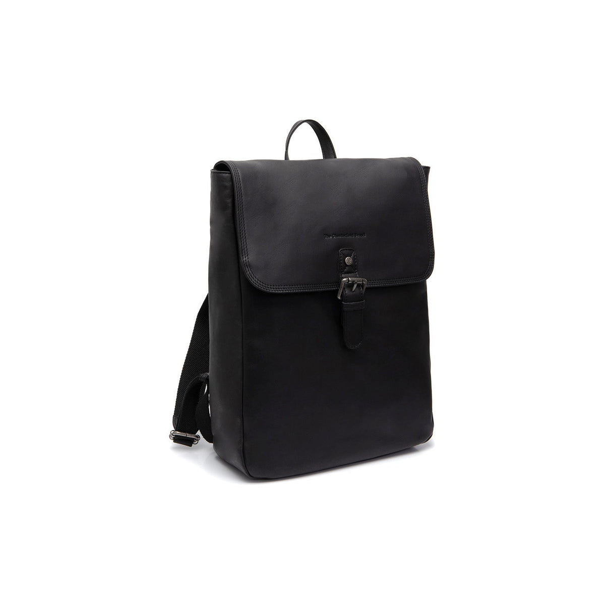 Farrow Full-Grain Leather Laptop Backpack نسائي in Classic 100% Full-Grain Leather - Full Exterior Front Profile View | Buy Online