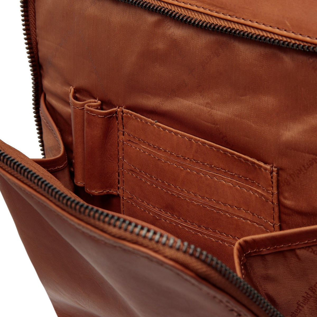Jasper Full-Grain Leather Laptop Backpack نسائي – alternate product view 3