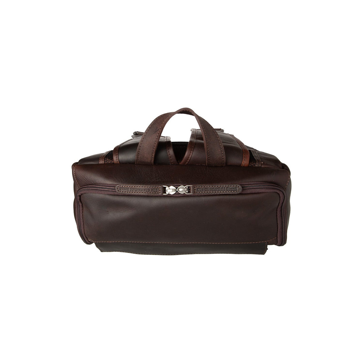 Rich Full-Grain Leather Laptop Backpack رجالي – alternate product view 3