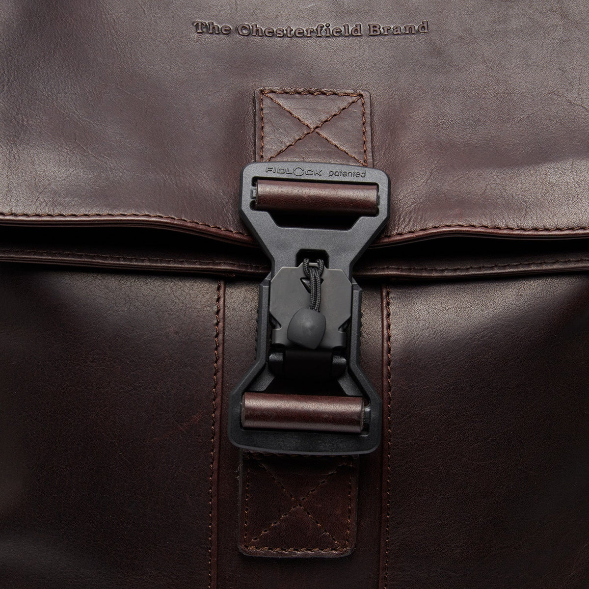 Savona Full-Grain Leather Laptop Backpack نسائي – alternate product view 3