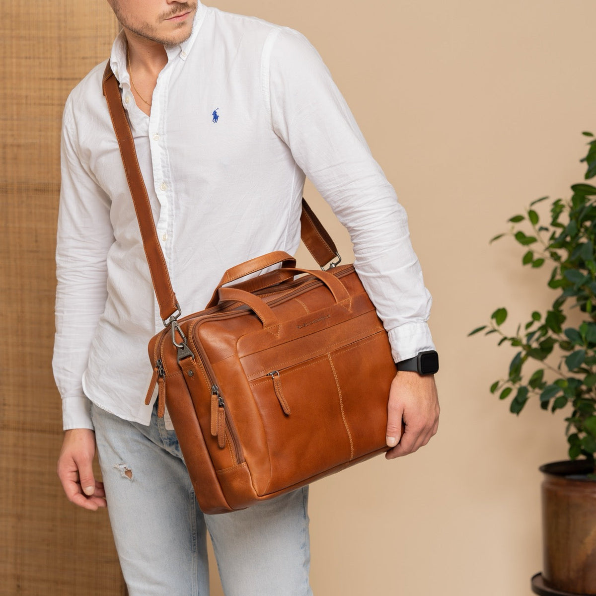 
Ryan حقيبة لابتوب جلدية – alternate product view 3