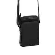 Hamilton Full-Grain Leather Phone Bag نسائي in Classic 100% Full-Grain Leather - Front Profile View &amp; Tailored Silhouette | Buy Online