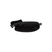 Langley Full-Grain Leather Phone Bag نسائي - Lateral Side Profile View Showing Sleeve Cut &amp; Athletic Taper Fit