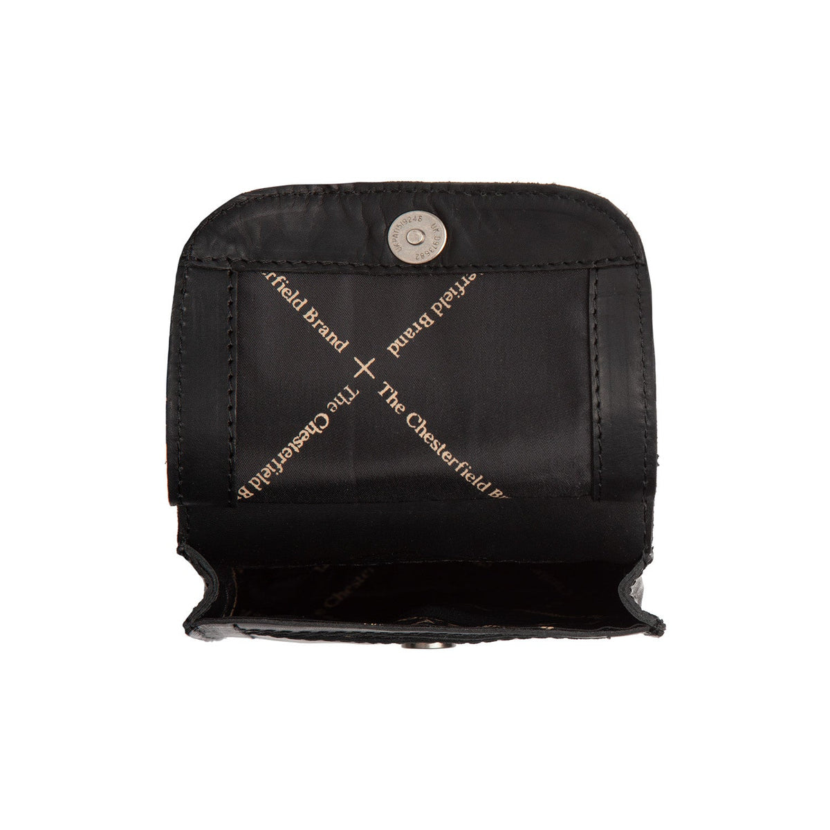 
تفاصيل مقربة of Classic Collar & Heavy-Duty Zipper Hardware on Nebra جلد طبيعي فل جرين Phone Bag