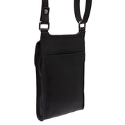 
Tailored Rib Cuffs & Hem Craftsmanship Construction Detail on Nebra جلد طبيعي فل جرين Phone Bag