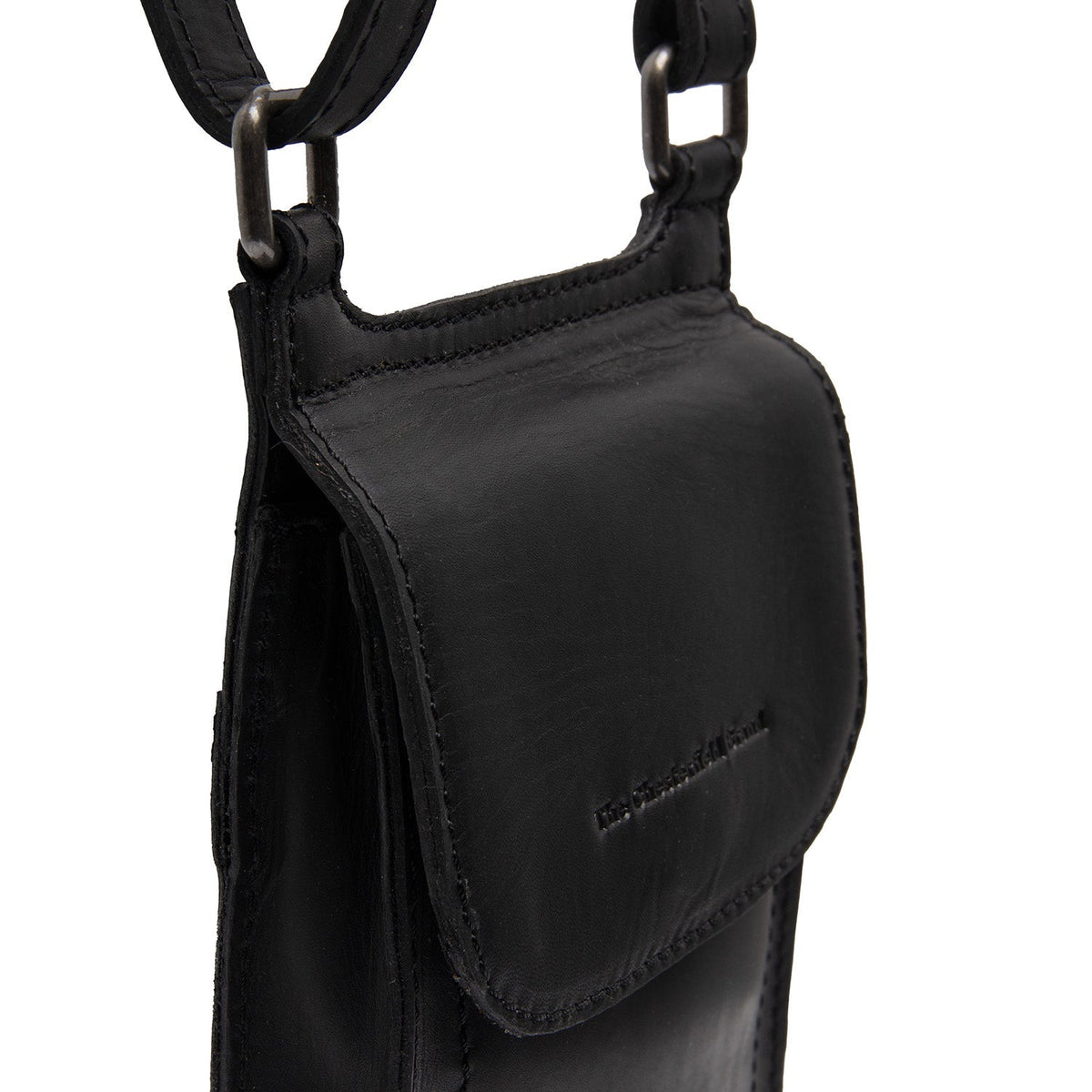 
Nebra جلد طبيعي فل جرين Phone Bag - عرض جانبي يوضح قَصّة الأكمام المريحة
