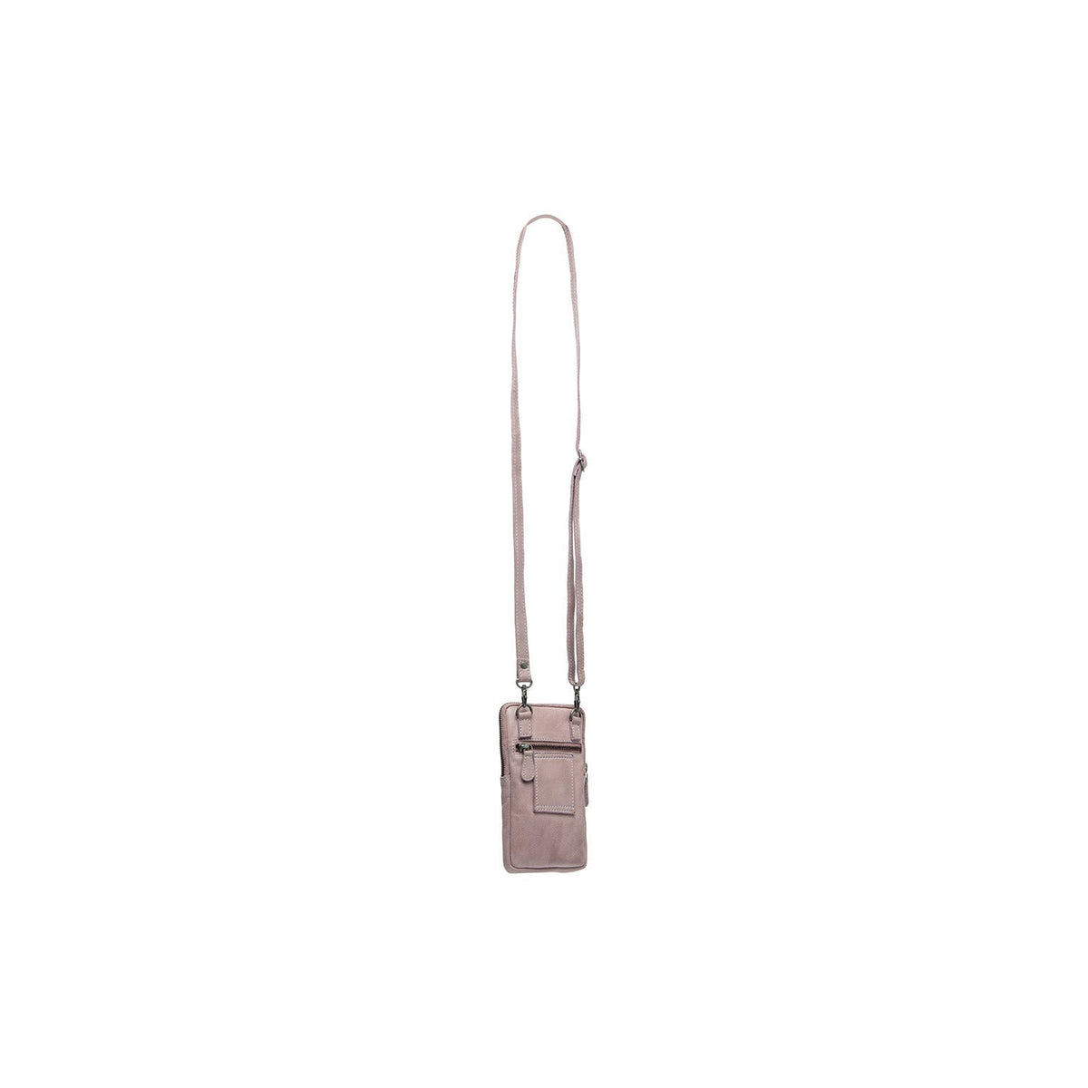 
مظهر الارتداء على موديل لـ  Salta جلد طبيعي فل جرين Phone Bag على عارض أزياء - انسيابية طبيعية في ضوء النهار