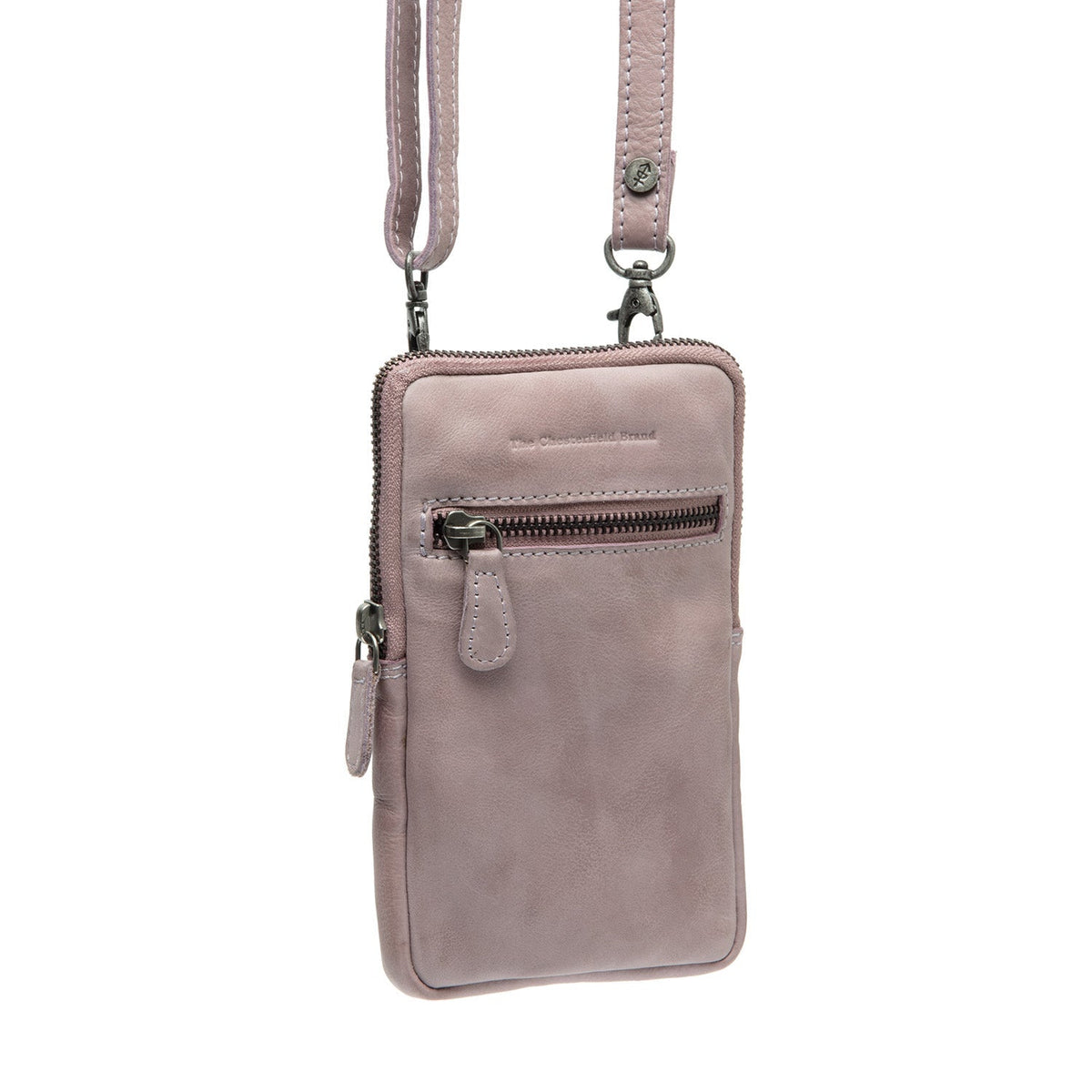 Salta Full-Grain Leather Phone Bag جلد طبيعي أصلي 100% فل جرين - عرض أمامي وقَصّة مفصلة أنيقة | شراء أونلاين عبر المتجر الرسمي