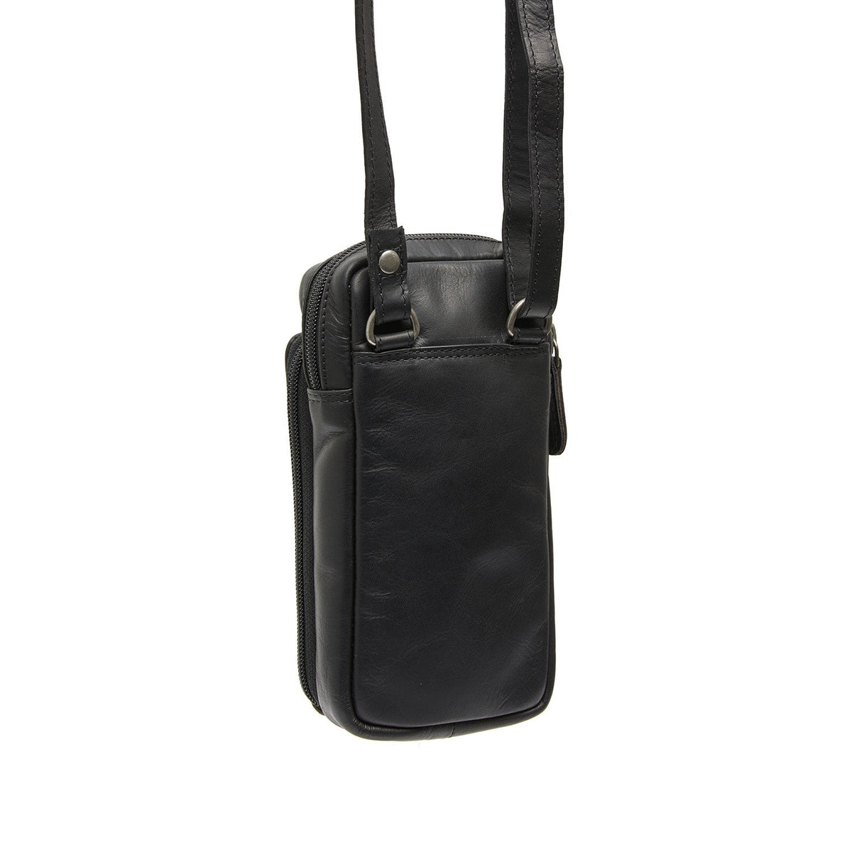 
مظهر الارتداء على موديل لـ  Valdes جلد طبيعي فل جرين Phone Bag على عارض أزياء - انسيابية طبيعية في ضوء النهار