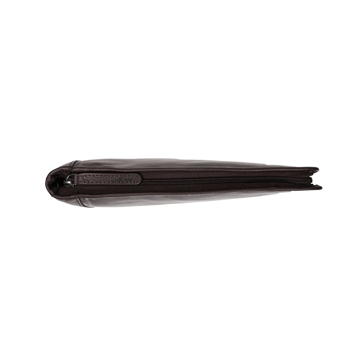 Styled Fit Perspective of Leather Portfolio Barnet نسائي on Model - Natural Daylight Drape