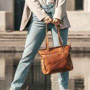 
Alicante جلد طبيعي فل جرين Shopper نسائي – alternate product view 2