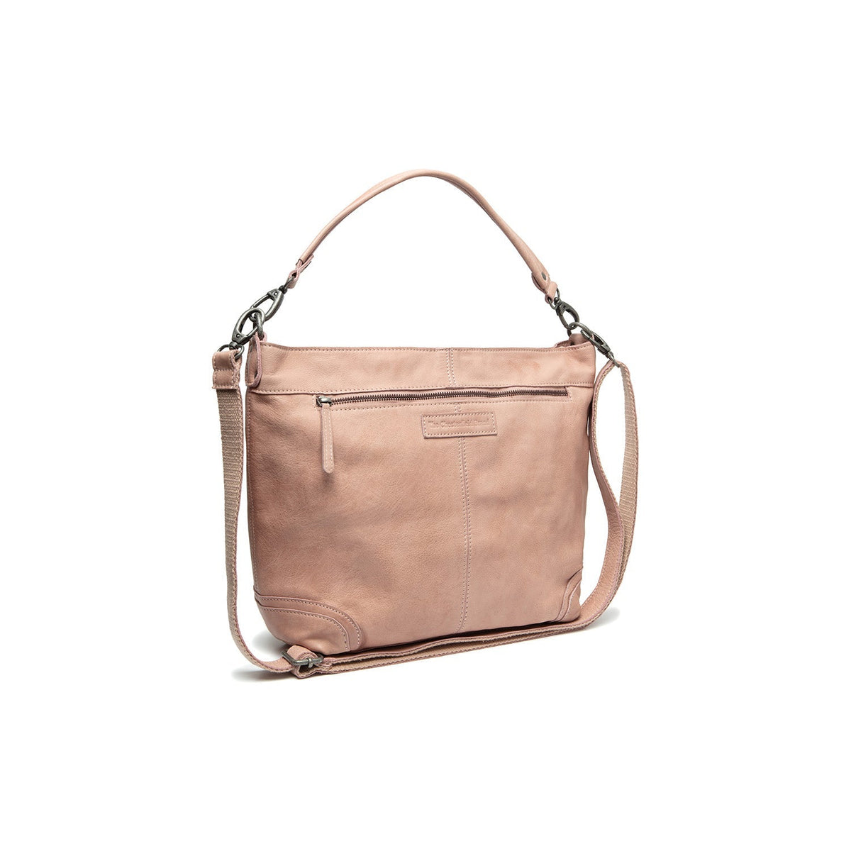 Bolivia Full-Grain Leather Shoulder Bag نسائي in Classic 100% Full-Grain Leather - Full Exterior Front Profile View | Buy Online