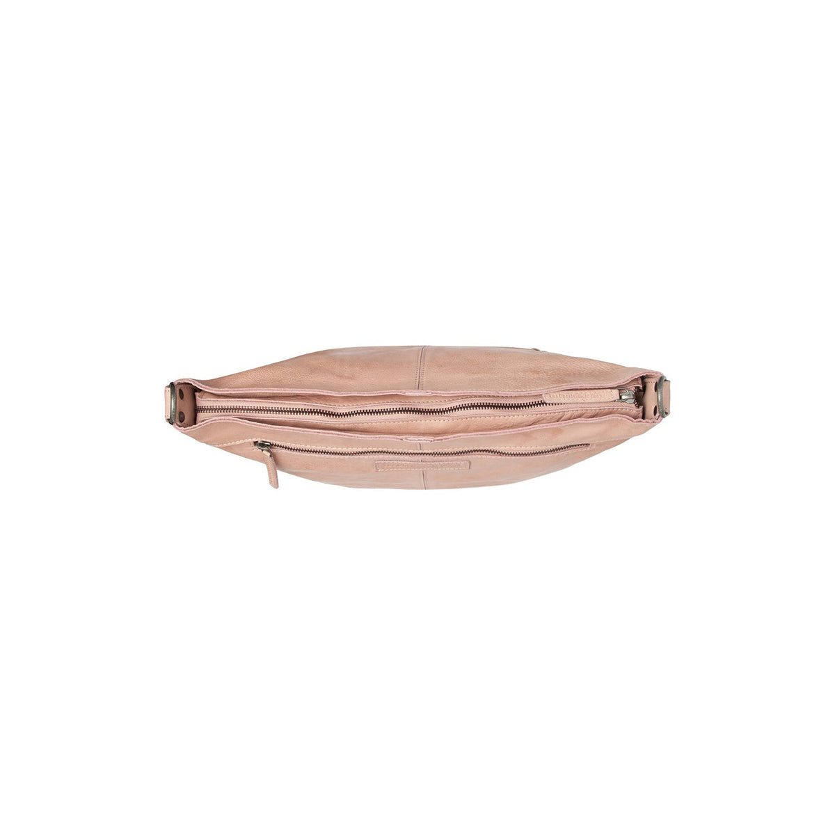 Bolivia Full-Grain Leather Shoulder Bag نسائي - Structured Side Profile Showing Gusset Depth &amp; Expansion Capacity