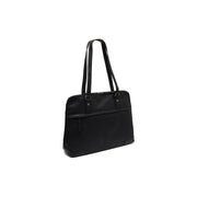 Branson Full-Grain Leather Shoulder Bag نسائي in Classic 100% Full-Grain Leather - Full Exterior Front Profile View | Buy Online