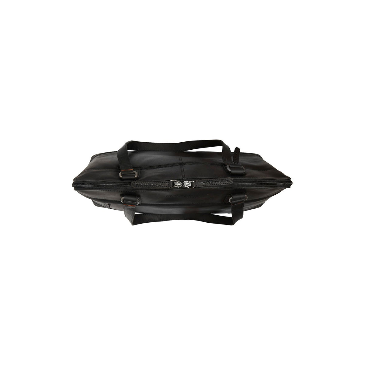 Branson Full-Grain Leather Shoulder Bag نسائي - Structured Side Profile Showing Gusset Depth &amp; Expansion Capacity