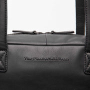 
Classic 100% Full-Grain leather Bag - عرض خلفي يوضح أحزمة الجلد المقواة والخياطة المتقنة