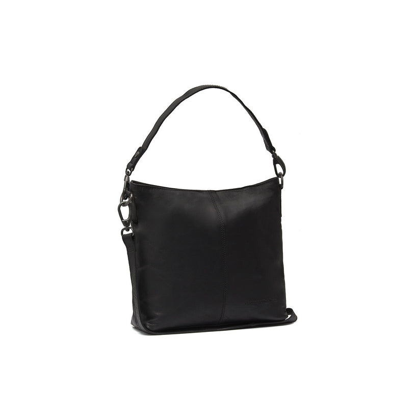 Jen Full-Grain Leather Shoulder Bag in Classic 100% Full-Grain Leather - Full Exterior Front Profile View | Buy Online