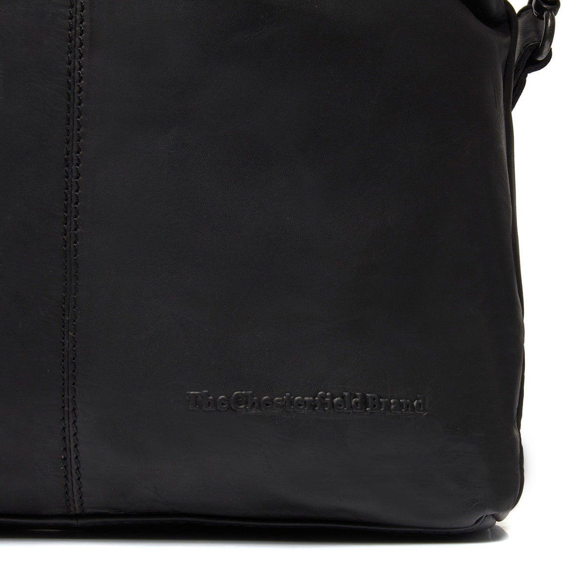 
Classic 100% Full-Grain leather Bag - عرض خلفي يوضح أحزمة الجلد المقواة والخياطة المتقنة