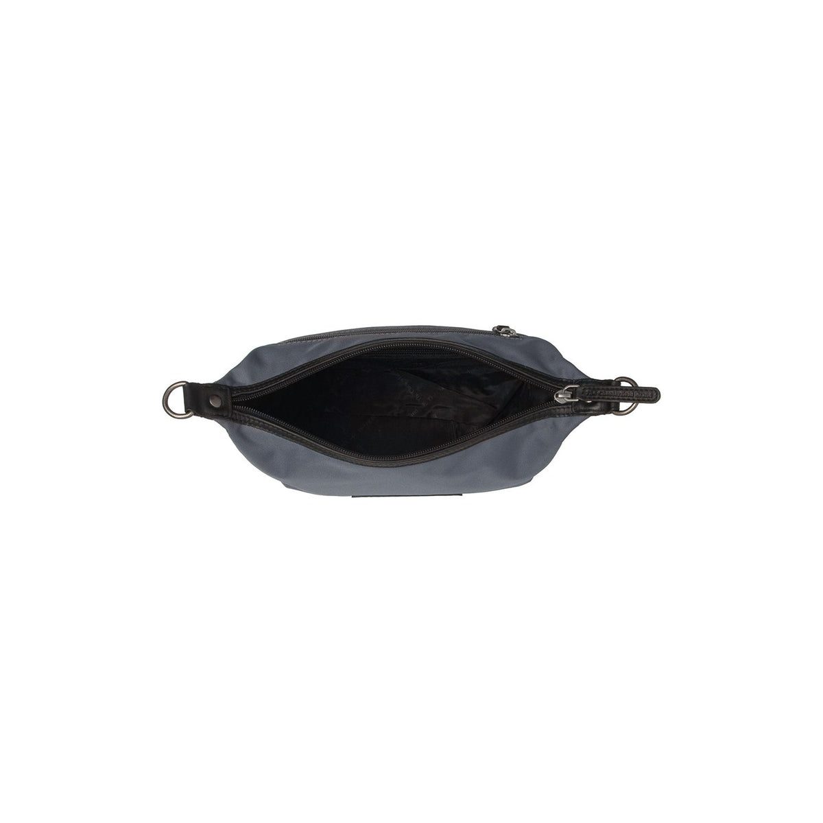 Solid Antique Brass Hardware & Heavy-Duty Dual Zipper Detail on Lovund Full-Grain Leather Shoulder Bag