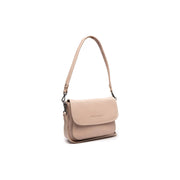 Miloa حقيبة كتف جلد طبيعي نخب أول in Classic 100% Full-Grain Leather - Full Exterior Front Profile View | Buy Online