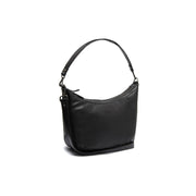 Moneva Full-Grain Leather Shoulder Bag نسائي in Classic 100% Full-Grain Leather - Full Exterior Front Profile View | Buy Online