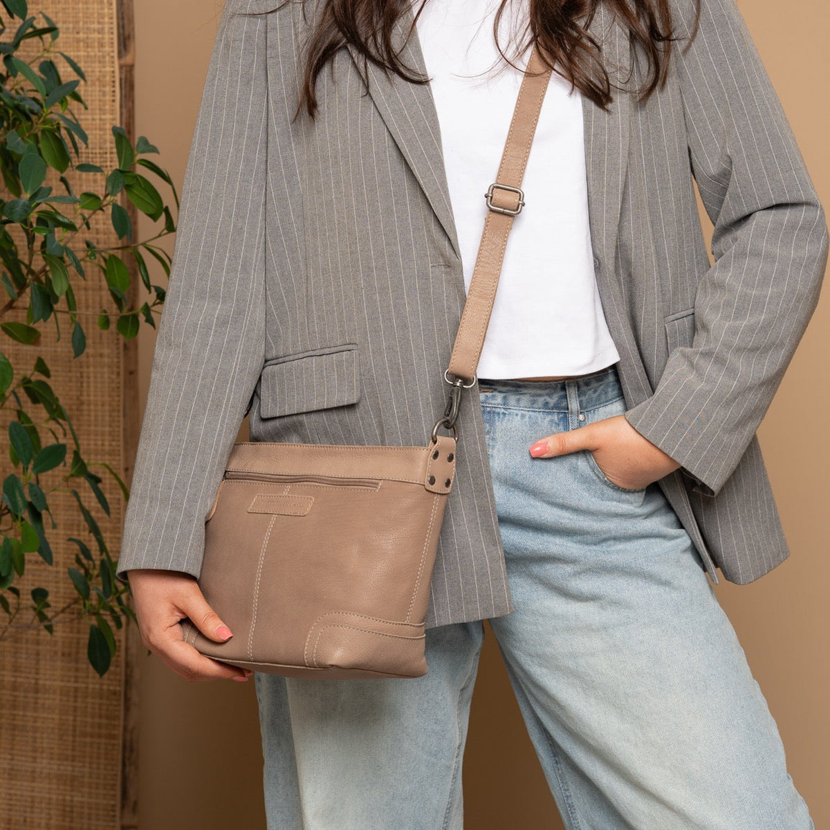 
Zarita حقيبة كتف جلدية – alternate product view 3