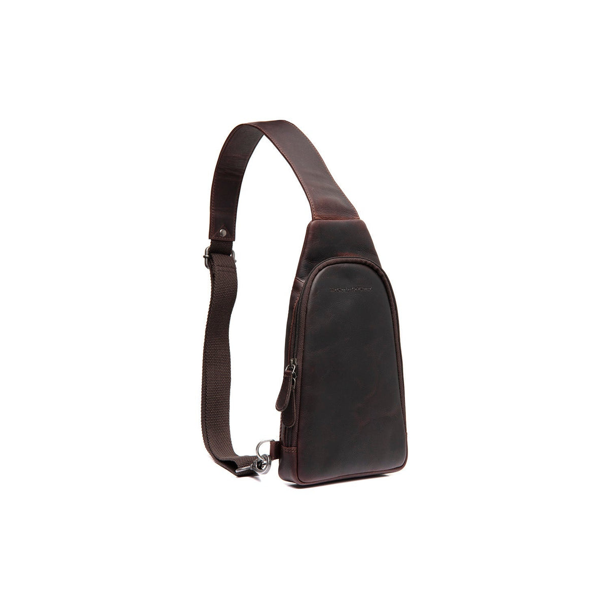 Brown Leather Sling Bag Bowey نسائي, front view