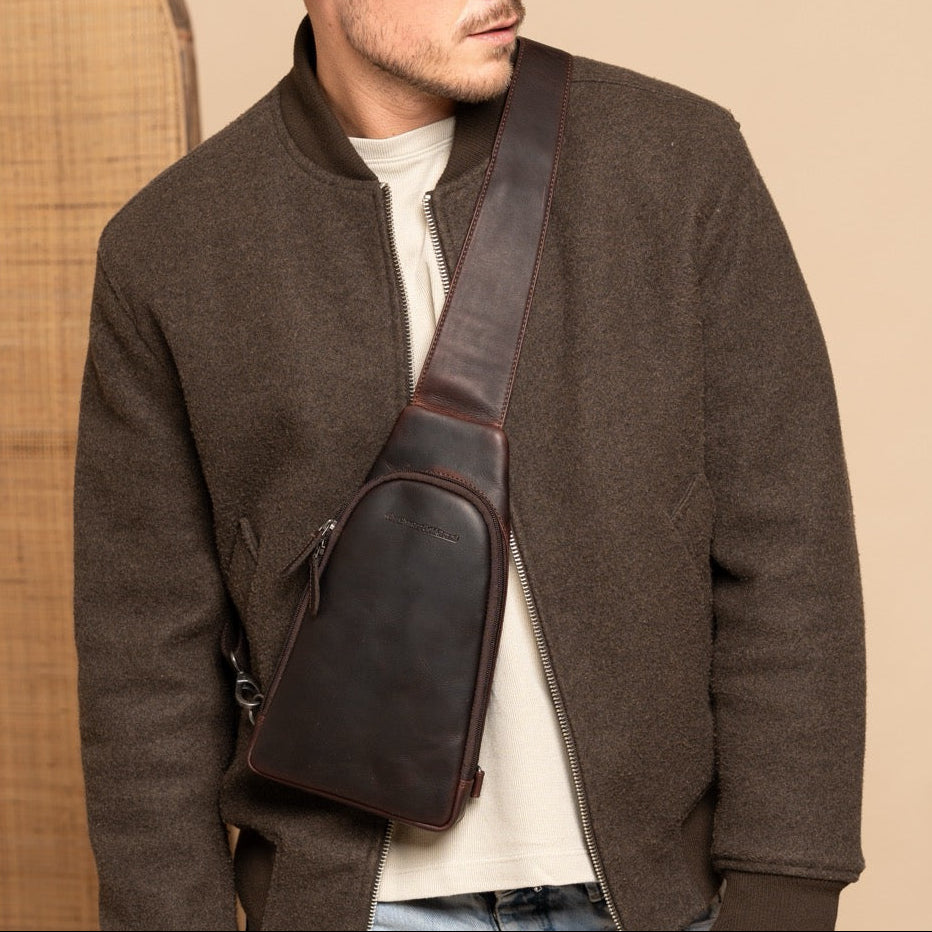 Leather Sling Bag Bowey نسائي – alternate product view 2