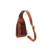 Cognac Leather Sling Bag Bowey نسائي, detail view 6