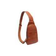 Cognac Leather Sling Bag Bowey نسائي, front view