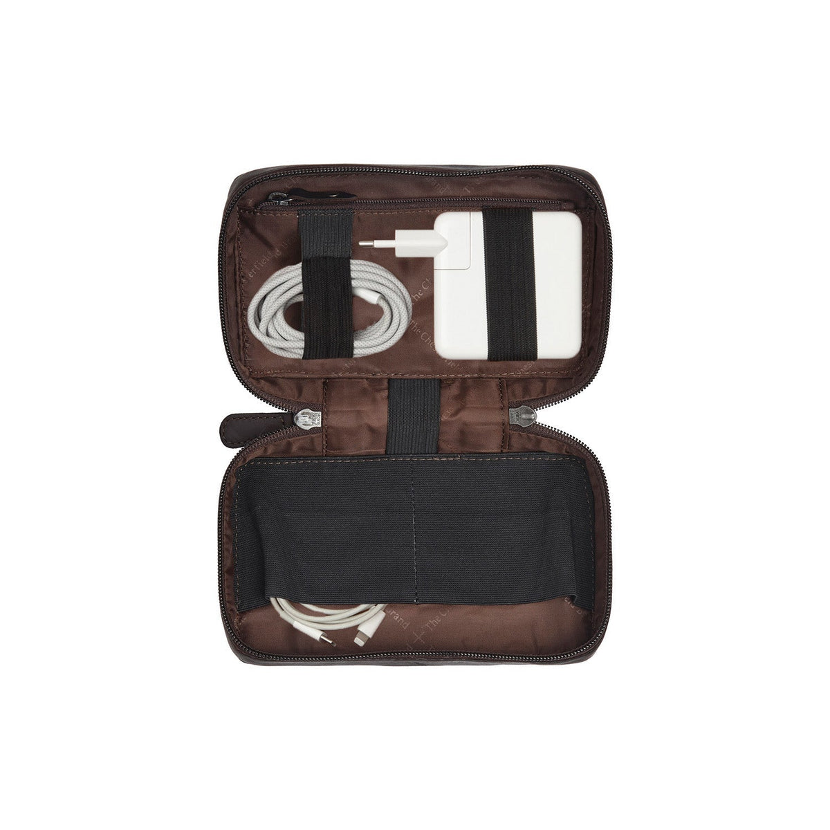 Tailored Rib Cuffs &amp; Hem Craftsmanship Construction Detail on Leather Tech-Organizer Ardan نسائي