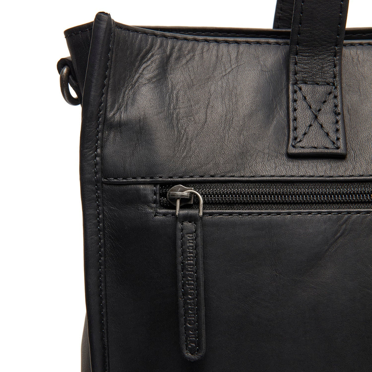 Adana Full-Grain Leather Tote Bag نسائي - Structured Side Profile Showing Gusset Depth &amp; Expansion Capacity
