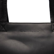 
Classic 100% Full-Grain leather Bag - عرض خلفي يوضح أحزمة الجلد المقواة والخياطة المتقنة