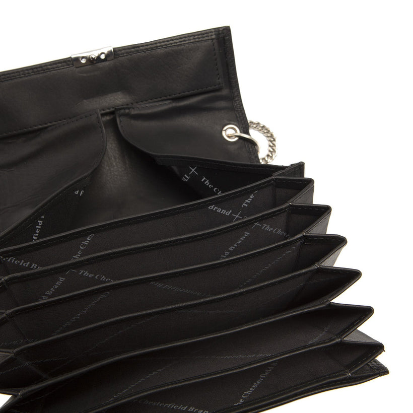Elba Full-Grain Leather Waiter Wallet نسائي