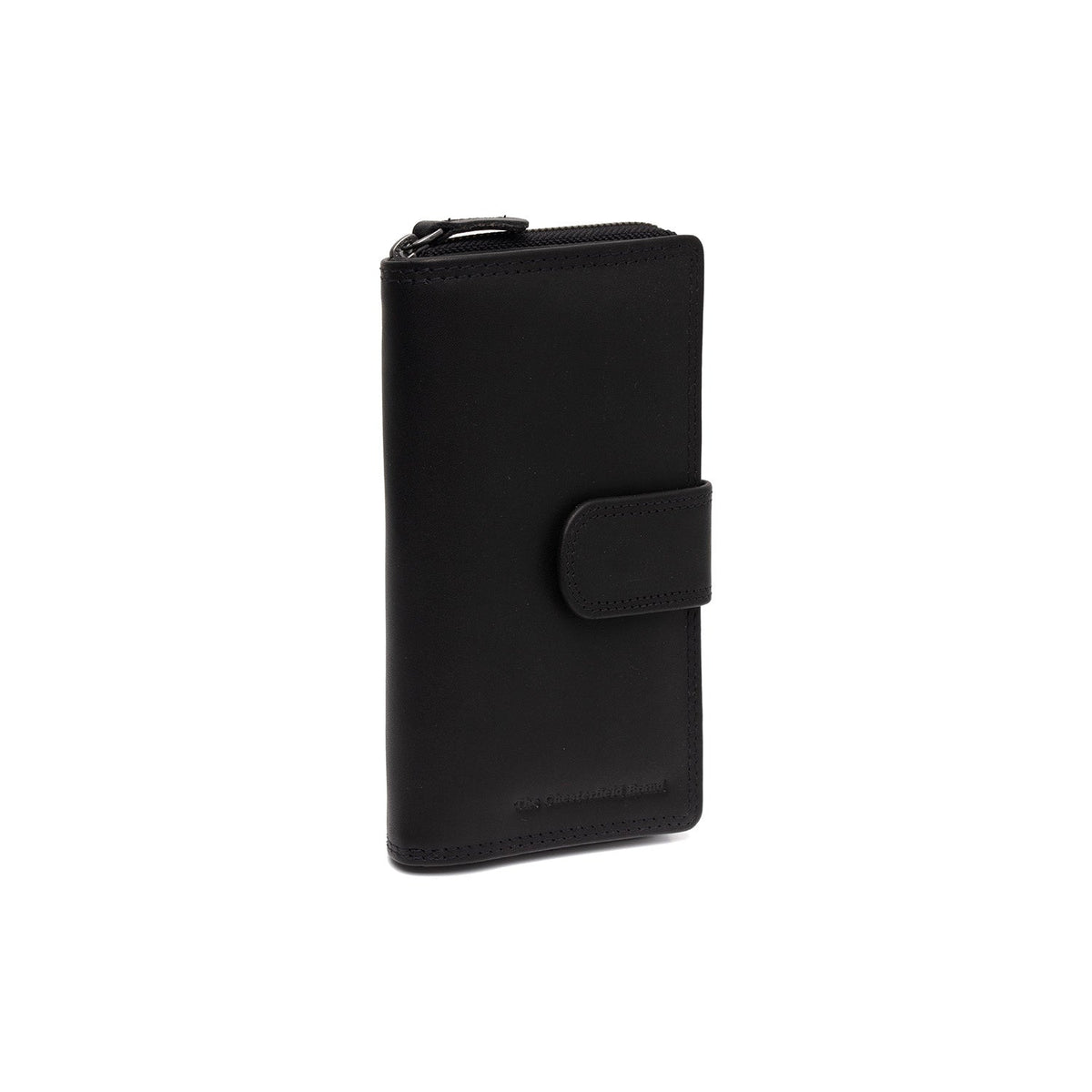 Charlotte Full-Grain Leather Wallet نسائي in Classic 100% Full-Grain Leather - Full Exterior Front Profile View | Buy Online