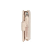 Mavona Full-Grain Leather Wallet نسائي - Structured Side Profile Showing Gusset Depth &amp; Expansion Capacity