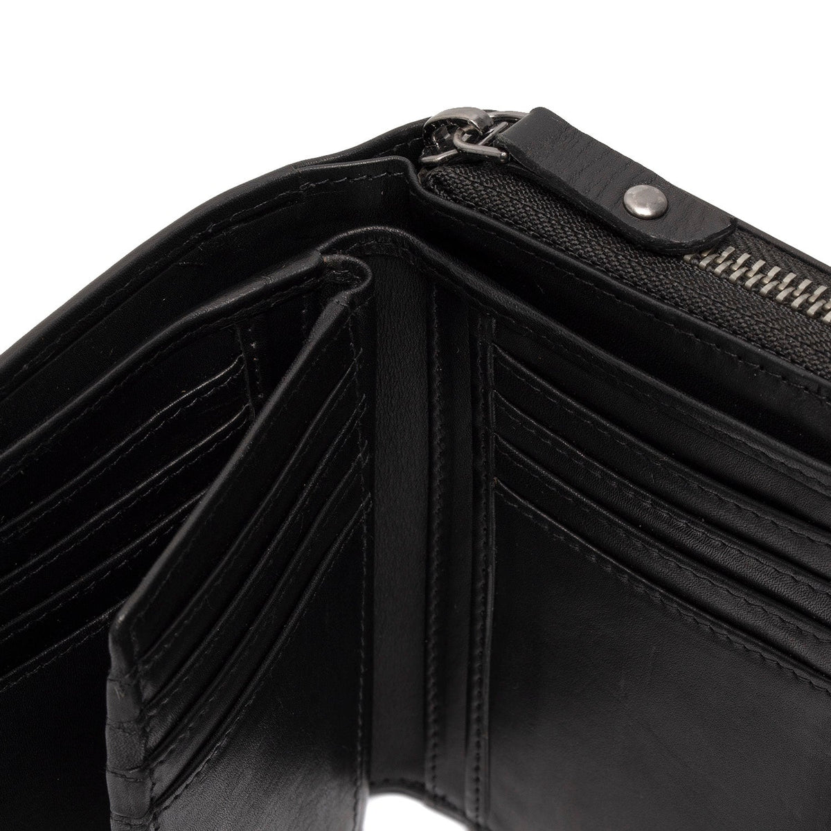 Interior View Showing Dedicated Padded Laptop Sleeve &amp; Multi-Compartment Organization